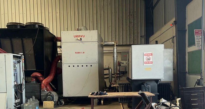 A Mars machine that recycles heat for water production at the Uravu Labs facility | By special arrangement 