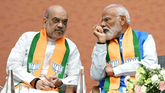 File photo of BJP senior leaders Amit Shah and Narendra Modi | ANI