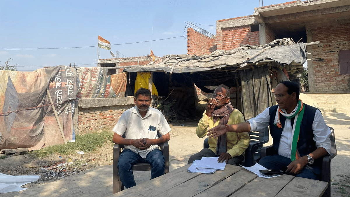 Congress workers at Raebareli | Sanya Dhingra | ThePrint