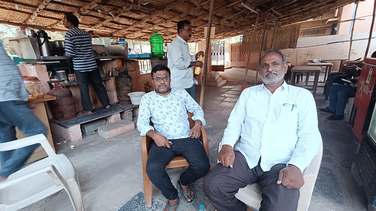 Both Tirumala Reddy, an advocate who supports TDP, and Surendranath Reddy, a farmer backing YSRCP, feel Sharmila's poll strategy is flawed | Prasad Nichenametla | ThePrint 