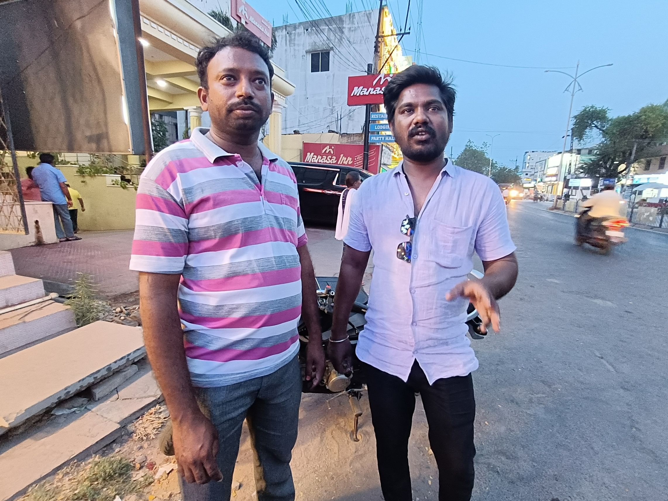Two volunteers in Kadapa town refute allegations of operating as Jagan’s political agents | Photo: Prasad Nichenametla | ThePrint