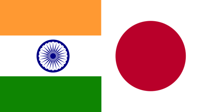 Flags of India and Japan | File photo | Commons