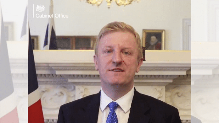 Deputy Prime Minister of UK Oliver Dowden | File Photo | Screen grab from X(formerly Twitter)/@OliverDowden