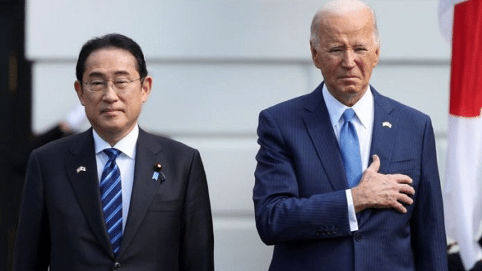 U.S. President Joe Biden and Japanese Prime Minister Fumio Kishida | File Photo | Reuters