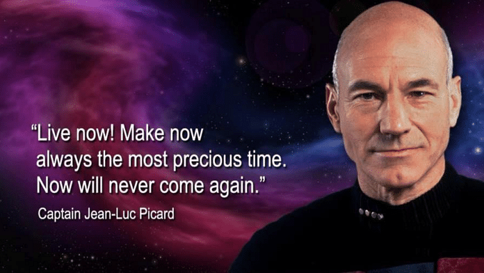 Paramount, Facebook, Captain Jean-Luc Picard, in the 1992 episode of Star Trek: The Next Generation titled 