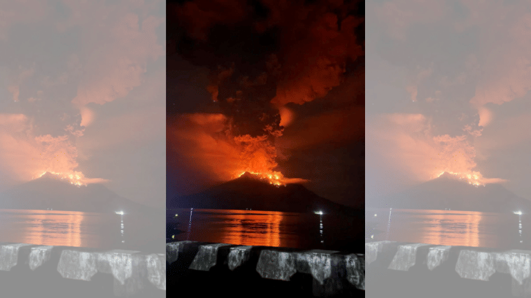 Indonesian volcano eruption forces evacuations, airport closure