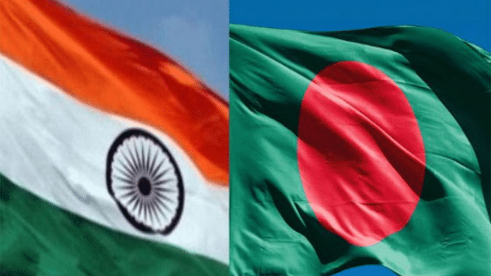Flags of India and Bangladesh | File Photo | ANI