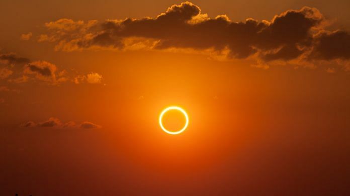 Representational image of solar eclipse | Flickr