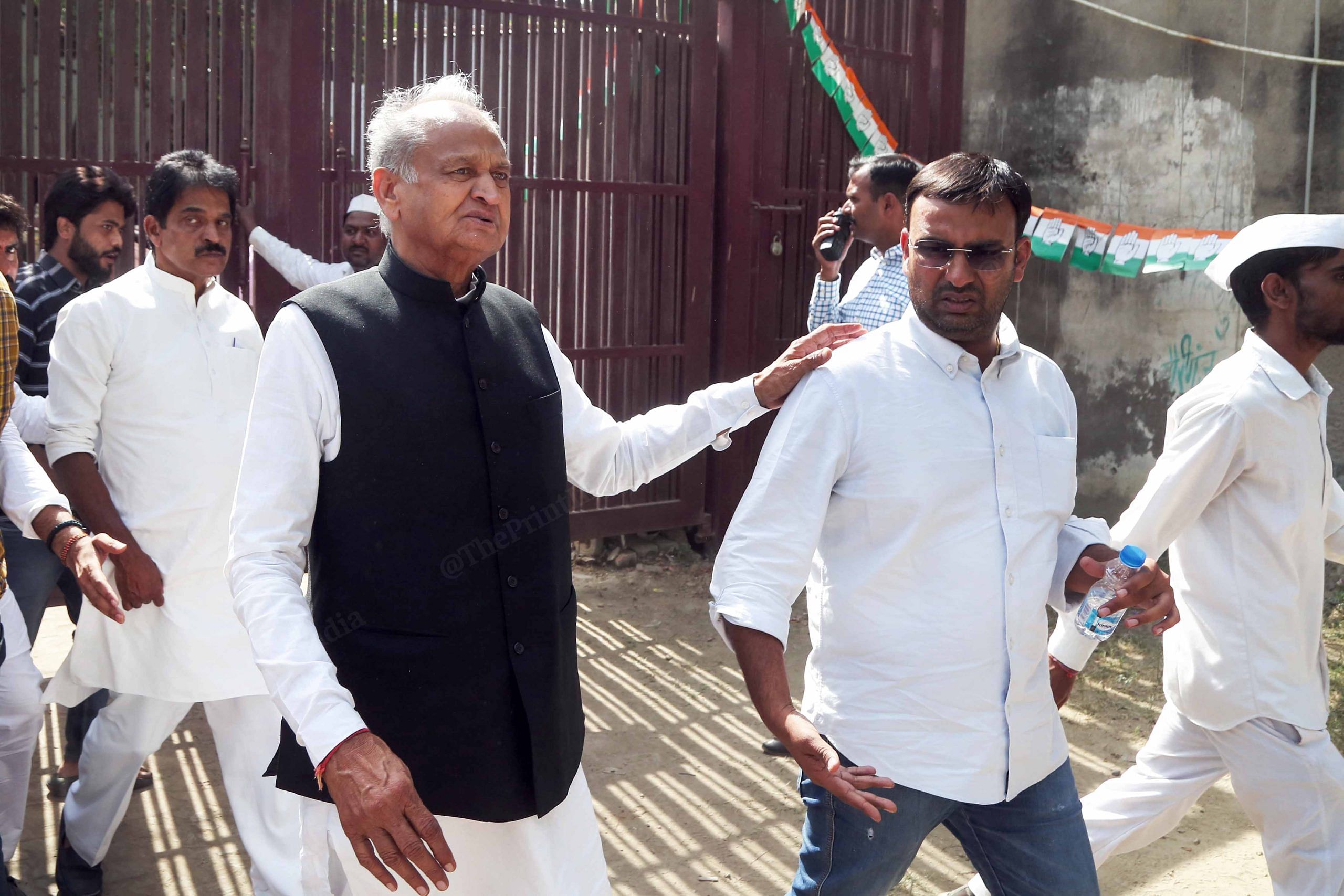 Former Rajasthan chief minister Ashok Gehlot in Rae Bareli | Suraj Singh Bisht | ThePrint