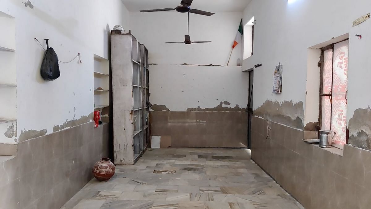The room on the ground floor of the mosque where maulana Mahir was killed. He and his students used to sleep in this room | Danishmand Khan | ThePrint 