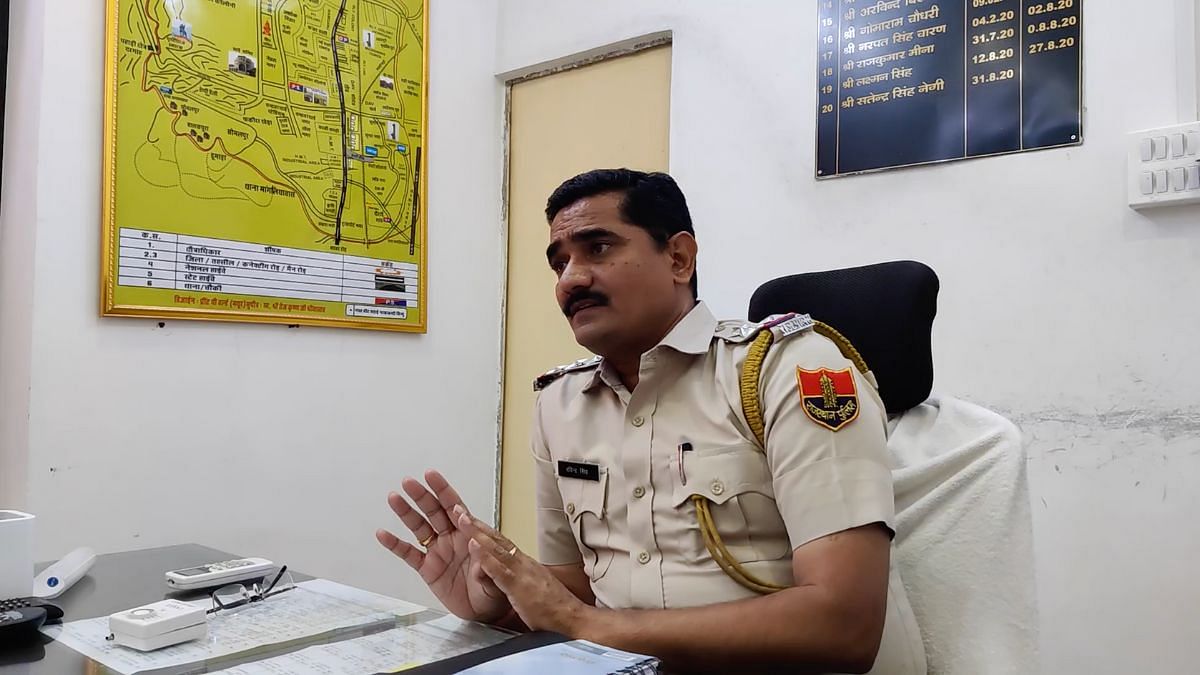 Ramganj Police Station SHO Ravindra Singh | Danishmand Khan | ThePrint 