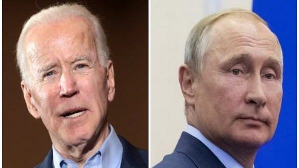 US President Joe Biden and Russian President Vladimir Putin | Representational Image: ANI