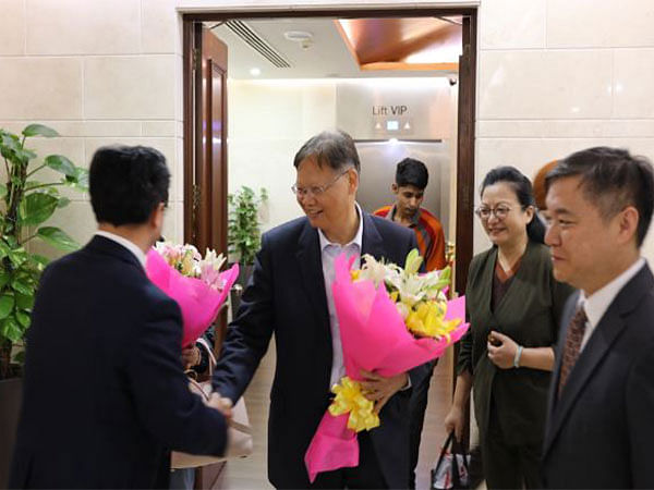 Newly-appointed Chinese Ambassador Xu Feihong arrives in Delhi
