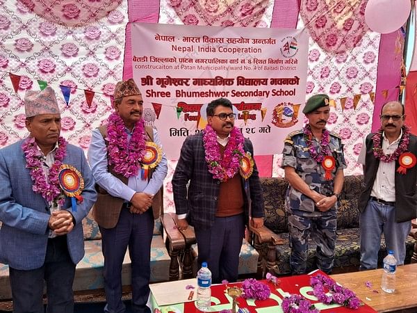 India lays foundation stone for construction of school under HICDPs in Nepal's Baitadi