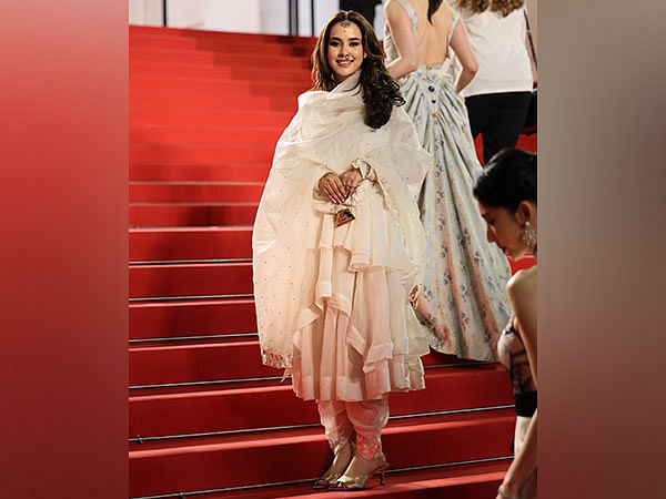 Cannes: Punjabi singer Sunanda Sharma walks red carpet,  performs at Bharat Parv 