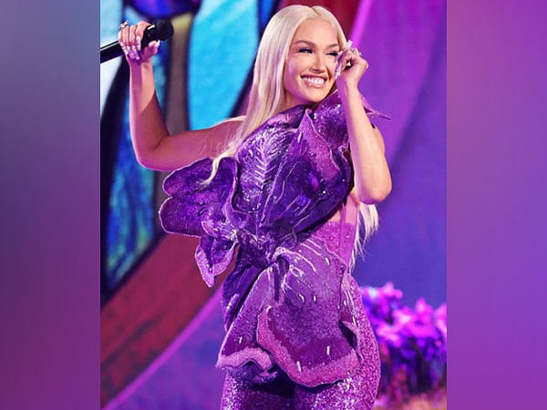 American singer Gwen Stefani dons Indian designer Rahul Mishra's ensemble at 59th Academy of Country Music Awards
