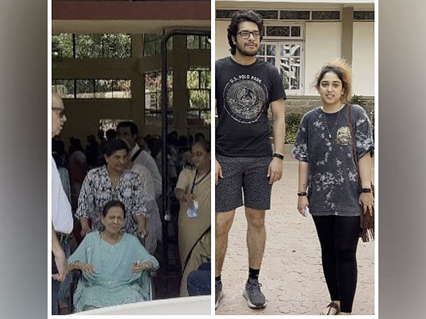 Lok Sabha Polls Aamir Khan's mother, children cast their votes