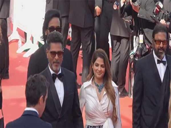 Prabhu Deva, Mohan Babu, Vishnu Manchu walk Cannes red carpet in style