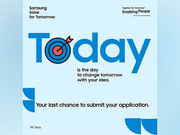 Last Day Today to Register for Samsung 'Solve for Tomorrow'; Submit Your Entries before 5 PM IST