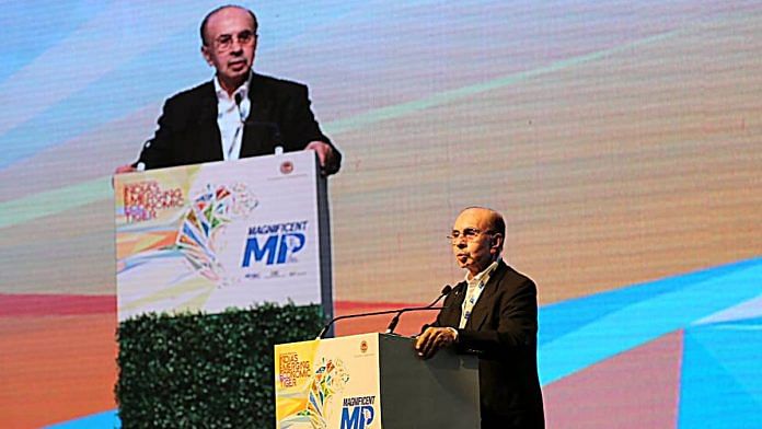 Godrej Group Chairman Adi Godrej addresses a summit in Indore in 2019 | Photo: ANI