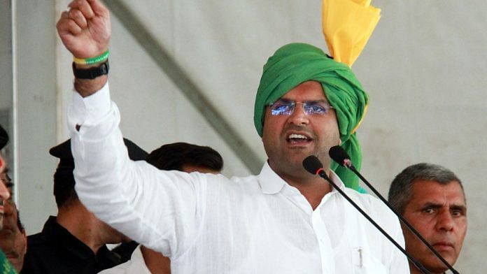 File photo: Dushyant Chautala | ANI