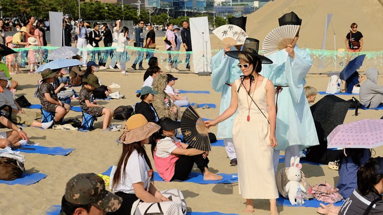 South Korean Do Nothing competition counters hustle culture. But why turn laziness into sport?