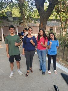 The ECI shares images of young voters who cast their votes in the sixth phase of Lok Sabha polls. | X/@ECISVEEP