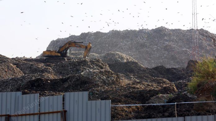 Ghazipur landfill in Delhi | Suraj Singh Bisht | ThePrint