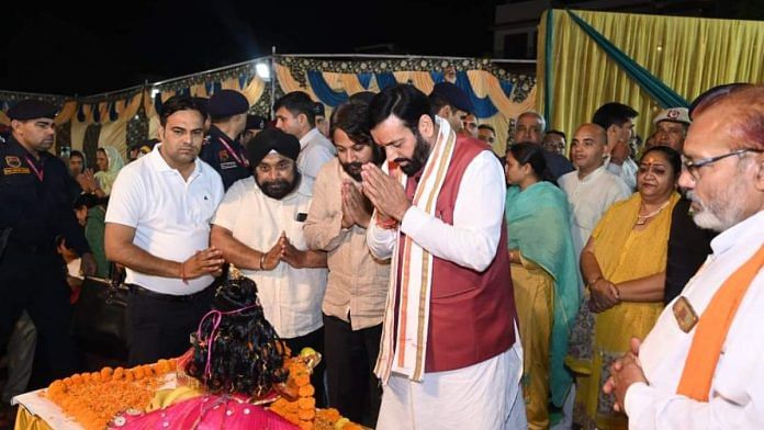 Haryana CM Nayab Singh Saini at Gurdwara Sahib, Naraingarh | ‘X’/@NayabSainiBJP