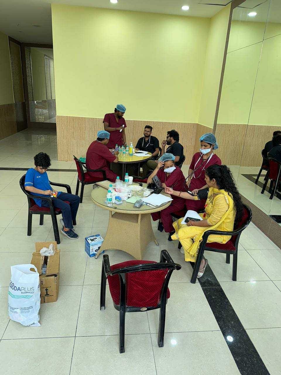 Government doctors from CMO's team at Saya Gold Avenue | Special arrangement 