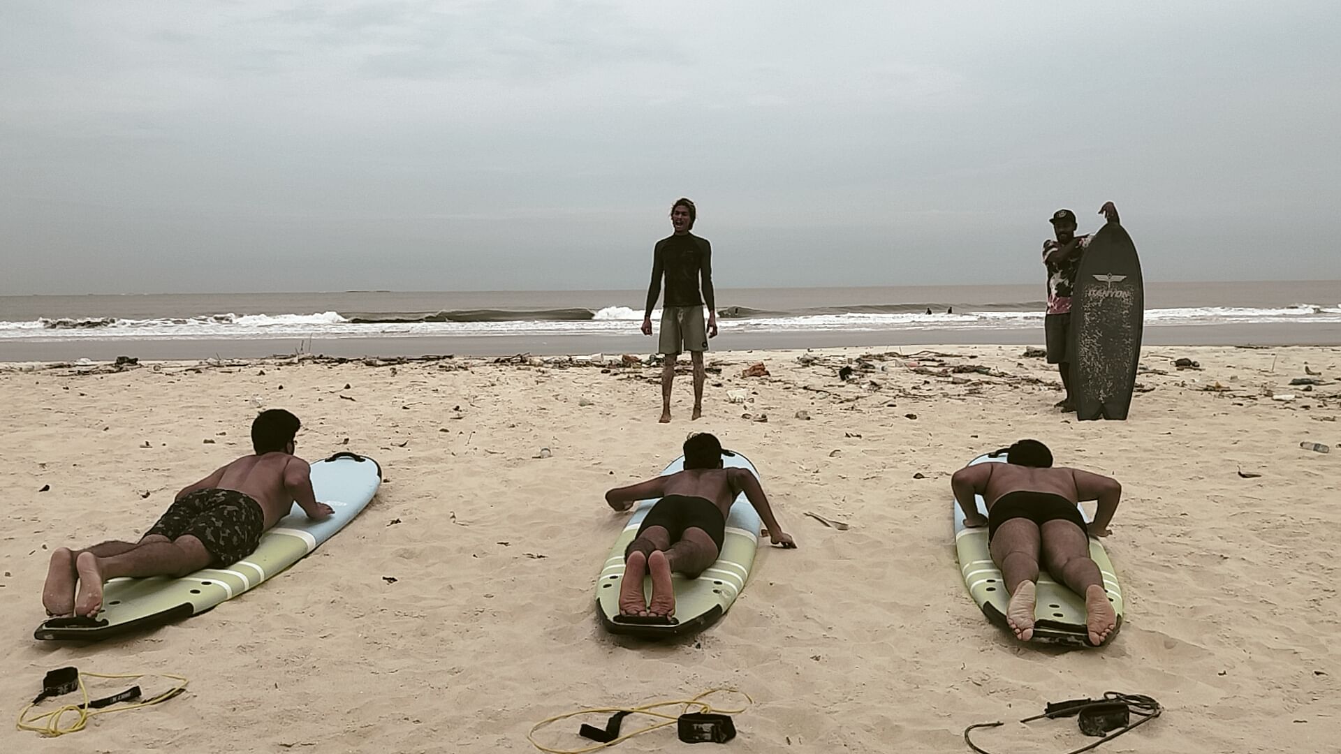 Surf lesson by the beach at Shaka Surf club | Shubhangi Misra, ThePrint