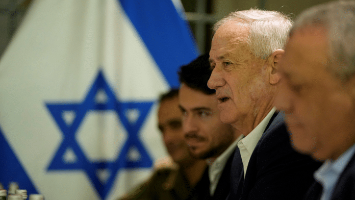 Israeli war cabinet minister Benny Gantz | File photo | Credit: Reuters