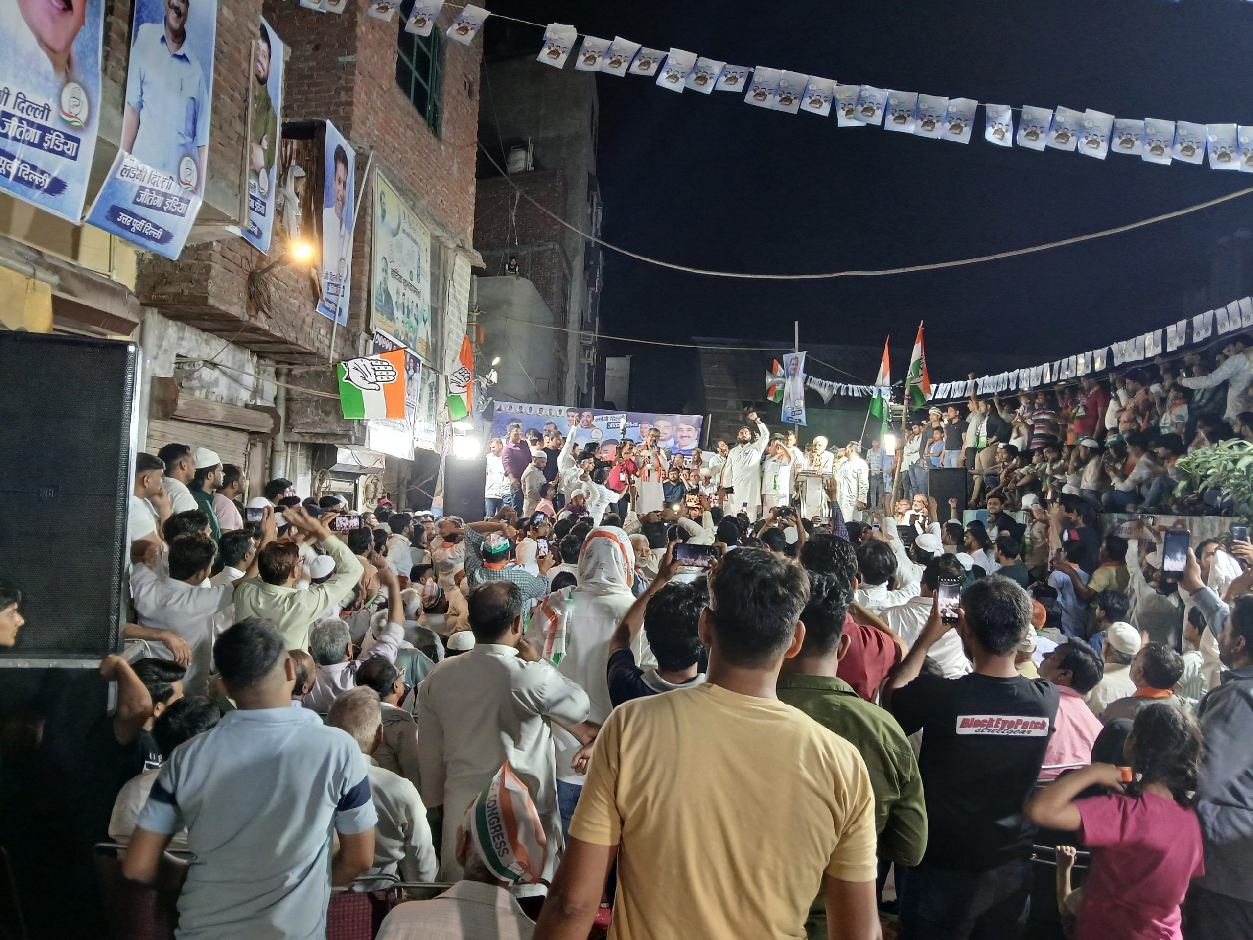 INDIA candidate Kanhaiya Kumar addressed two public meetings Saturday in Mustafabad | Risha Chitlangia | ThePrint