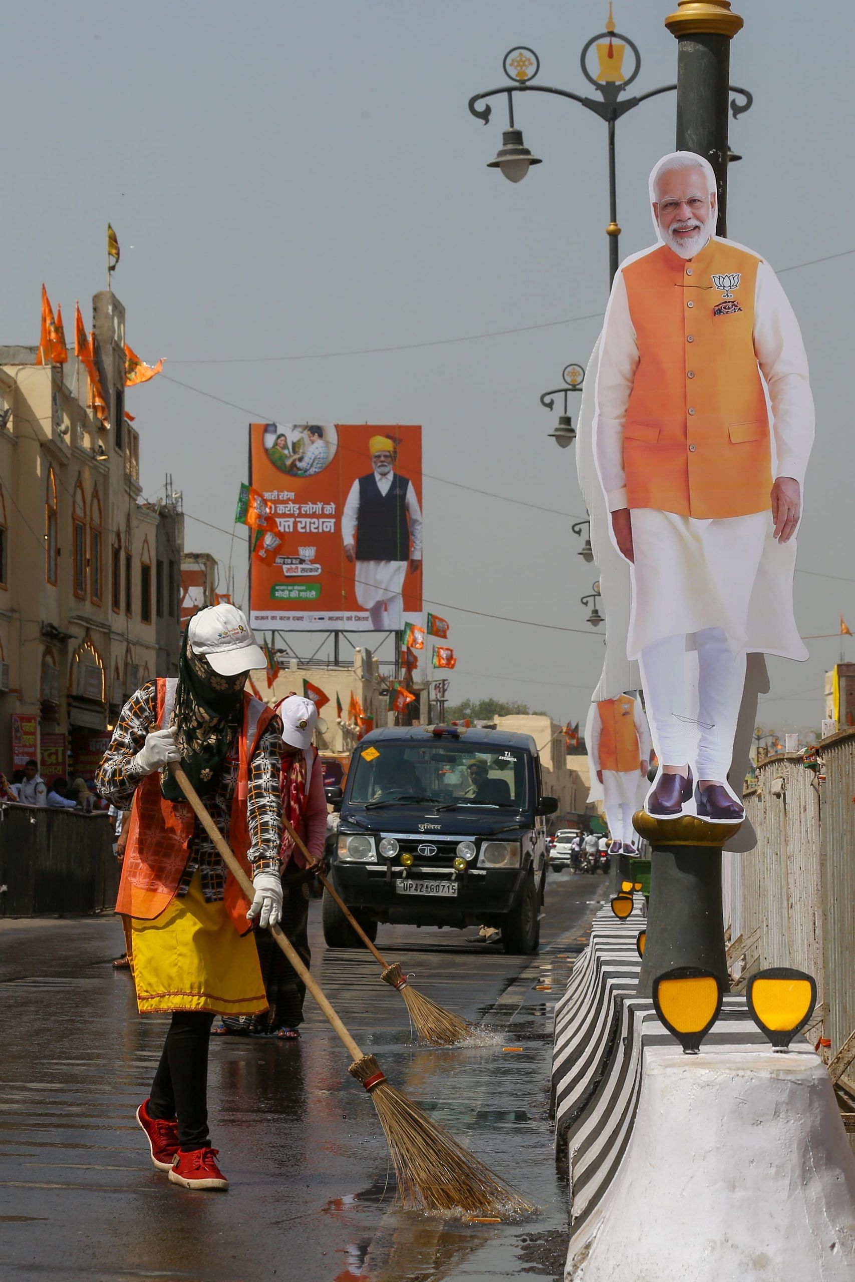 Cleaning drive underway ahead of Modi’s arrival | Suraj Singh Bisht | ThePrint