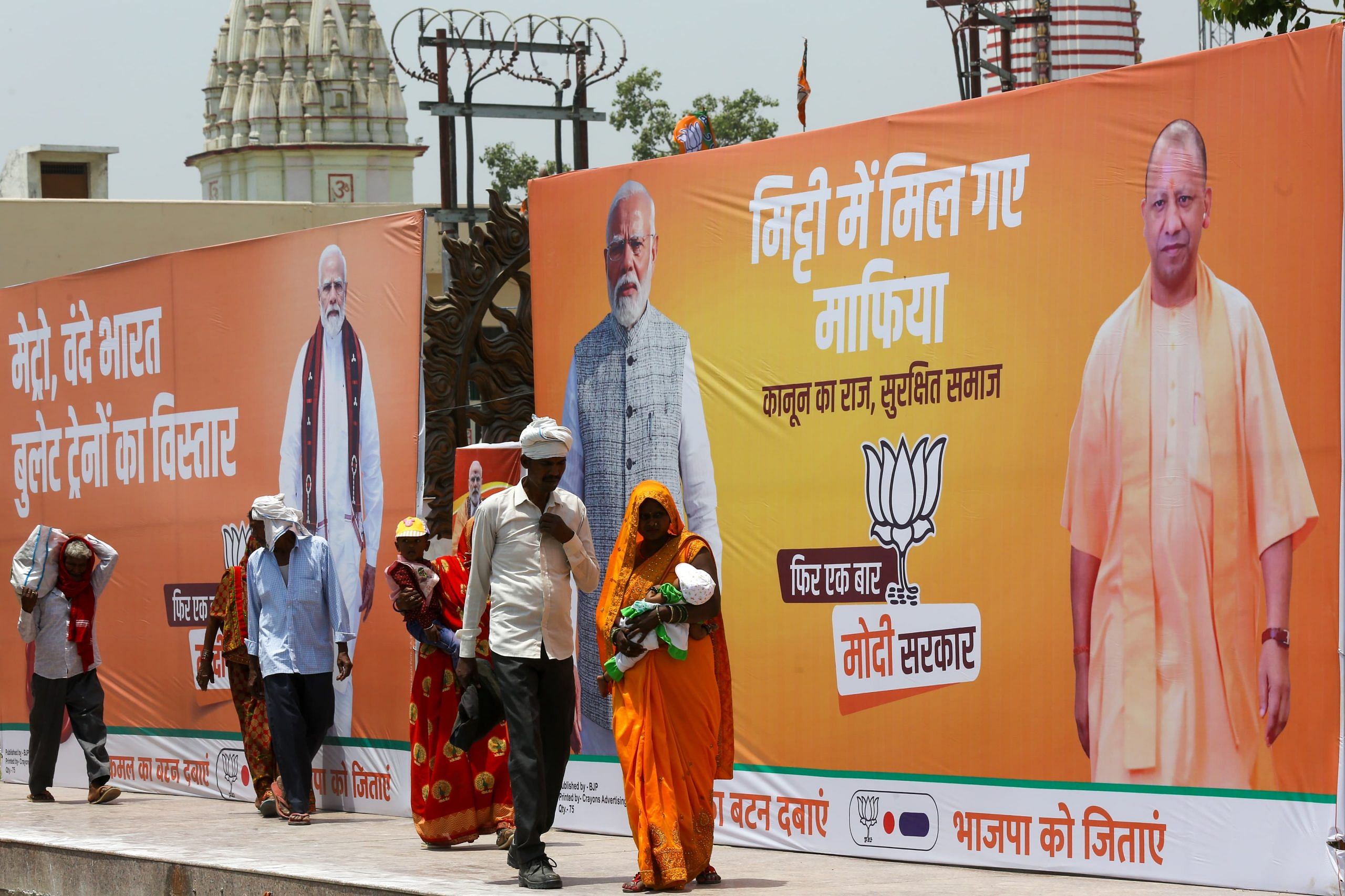 The Ram temple witnessed heavy footfall as worshippers gather to see Modi | Suraj Singh Bisht | ThePrint