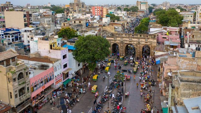 With narrow but largely straight streets, closely packed buildings with airy rooms, courtyards, verandas and much else, Ahmedabad’s old city is designed to keep the heat out. | Incredibleindia.org