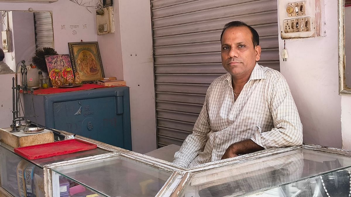 Rajesh Verma at his shop | Photo: Sourav Roy Barman, ThePrint