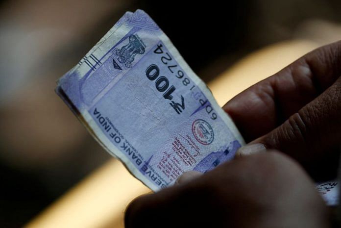 The recent decline in the rupee has been exacerbated by month-end dollar buying by oil importers. Photo: Thomson Reuters