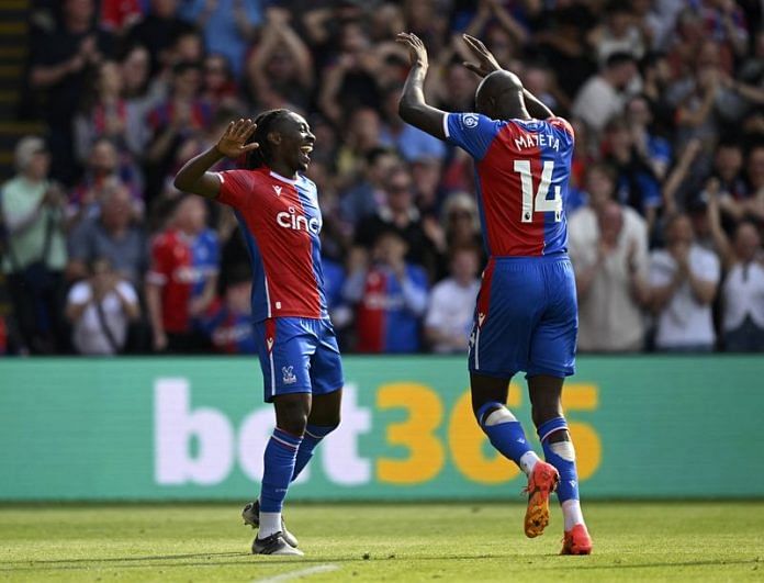 Soccer-Mateta Scores Hat-trick As Palace Thrash Villa 5-0 – ThePrint ...