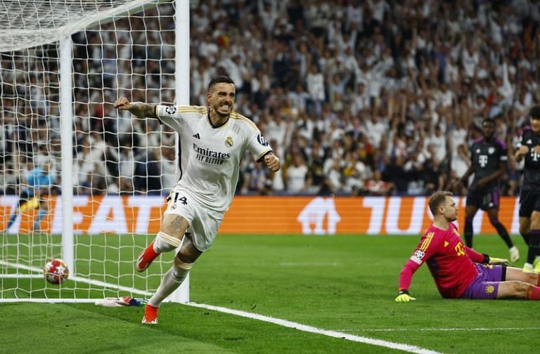 SoccerReal Madrid stun Bayern with late fightback to reach Champions