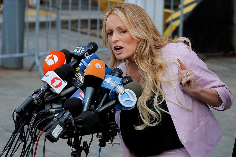 Stormy Daniels at trial describes meeting Trump at golf tournament ...
