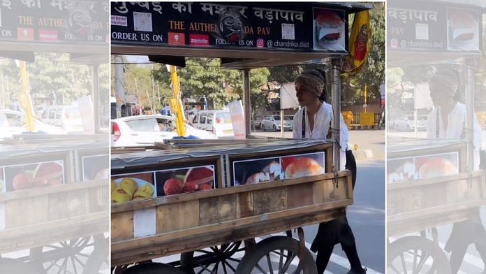 Chandrika Gera set up her cart 2 years. And now that the Mumbai street food has taken over Delhi.