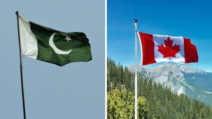 Flags of Pakistan and Canada | Representational image | (Flickr and Pexels)