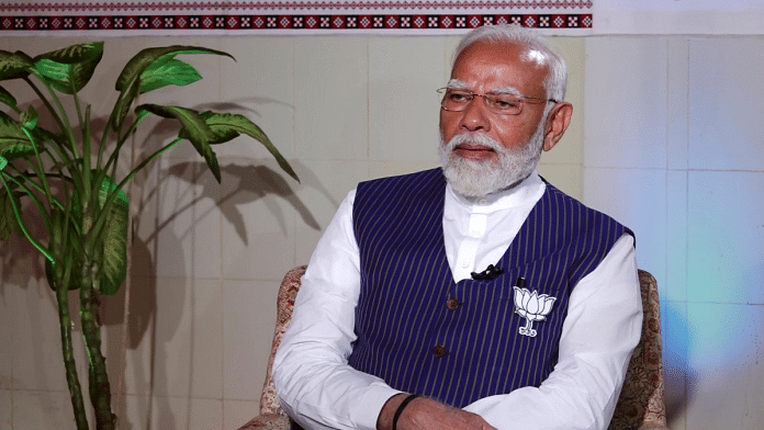 Prime Minister Narendra Modi during an interview with PTI, in Bhubaneswar | PTI