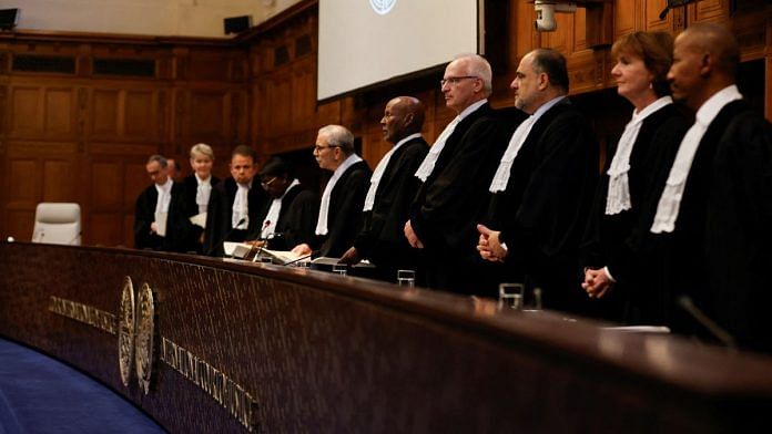 ICJ during a ruling on South Africa's request to order a halt to Israel's Rafah offensive in Gaza | Reuters/Johanna Geron