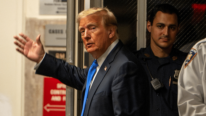 Former U.S. President Donald Trump attends trial at Manhattan Criminal Court New York City, U.S. 30 May, 2024 | Steven Hirsch/Pool via Reuters