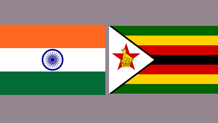 Flags of India and Zimbabwe | Commons