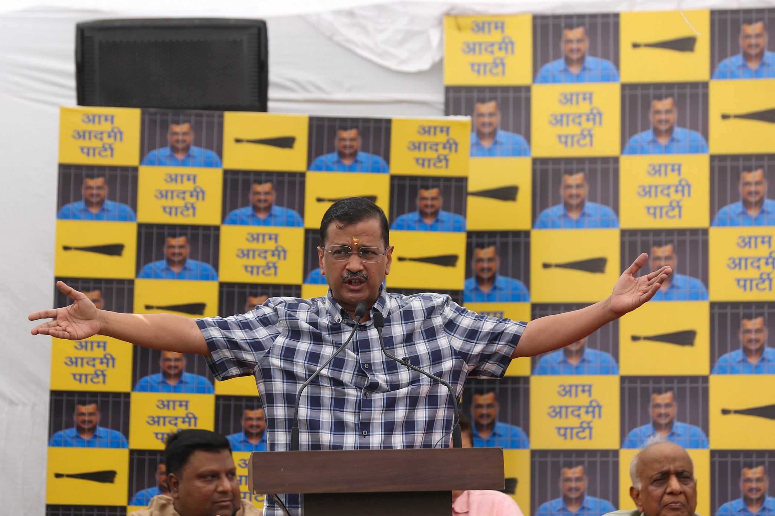 CM Kejriwal addressing people of Delhi, said he missed them while he was in Tihar jail and was constantly worried about them.| Suraj Singh Bisht | ThePrint