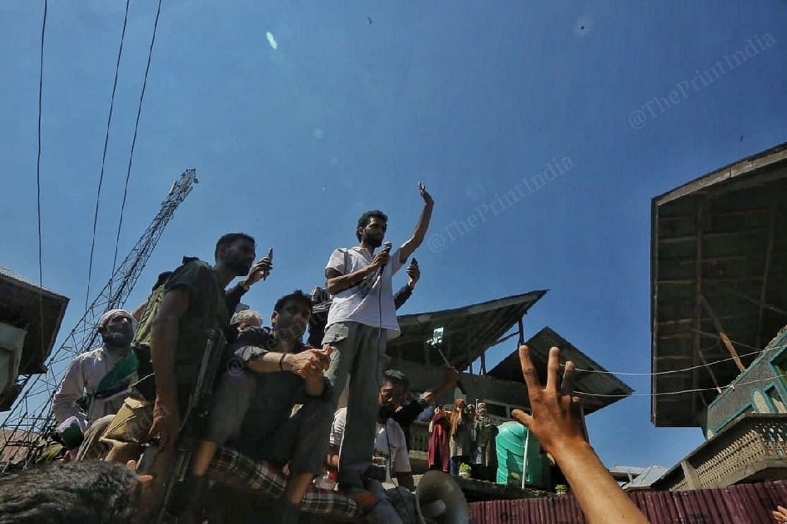 Abrar Rashid campaign in Baramulla district on the behalf of his father jailed Engineer Rashid | Praveen Jain | ThePrint