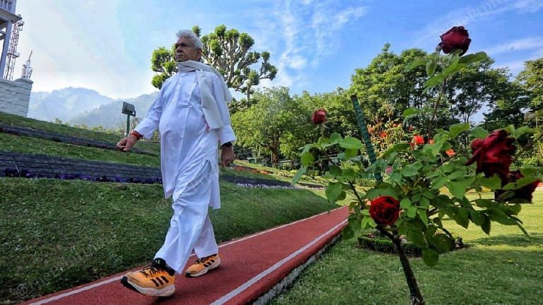 Morning walk, daily prayers & then work — how J&K Lt Governor Manoj Sinha prepares for day in office